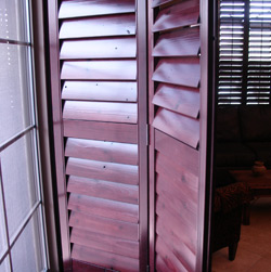 Knotty Shutter Lustrous Finish