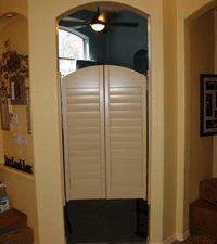 Saloon Swinging Door Shutter and Pass Thru Shutter